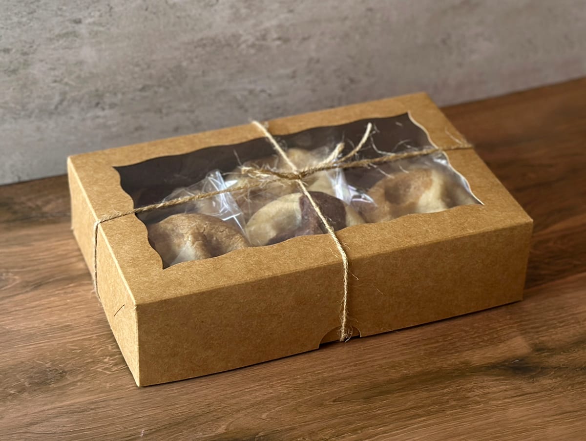 Half & half cloud cookie box